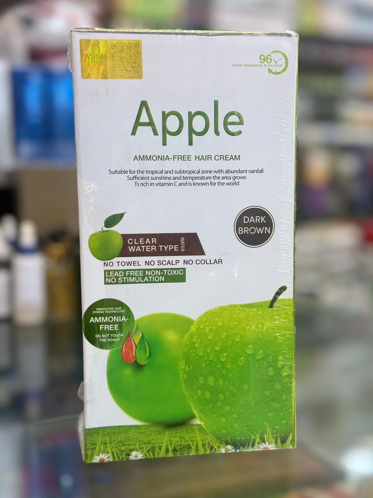 Apple Hair Color Cream Gentle Formula Provides Rich Color Smooth Application Long Lasting Shine Nourishes Hair - 1000ML